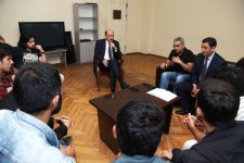 Абульфас Гараев встретился с молодыми кинематографистами (ФОТО)