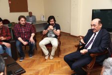 Абульфас Гараев встретился с молодыми кинематографистами (ФОТО)