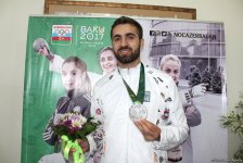 "Дни триумфа" в Баку - чествование призеров Исламиады (ФОТО)