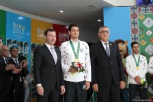 "Дни триумфа" в Баку - чествование призеров Исламиады (ФОТО)