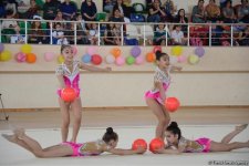 В Кюрдамире проходит III Кубок города по художественной гимнастике (ФОТО)