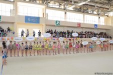 В Кюрдамире проходит III Кубок города по художественной гимнастике (ФОТО)