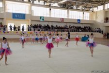 В Кюрдамире проходит III Кубок города по художественной гимнастике (ФОТО)