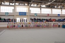 В Кюрдамире проходит III Кубок города по художественной гимнастике (ФОТО)