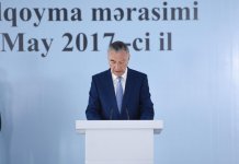 Первый вице-президент Азербайджана Мехрибан Алиева приняла участие в церемонии закладки в Баку фундамента жилого комплекса для семей вынужденных переселенцев (ФОТО) (версия 4)