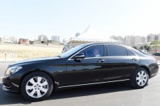 Президент Ильхам Алиев и Первая леди Мехрибан Алиева приняли участие в открытии новых дорог в Баку (ФОТО) (версия 2)
