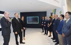 Президент Ильхам Алиев и Первая леди Мехрибан Алиева приняли участие в открытии ХХIV Международной выставки и конференции "Нефть и газ Каспия-2017" (ФОТО)
