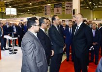 Президент Ильхам Алиев и Первая леди Мехрибан Алиева приняли участие в открытии ХХIV Международной выставки и конференции "Нефть и газ Каспия-2017" (ФОТО)