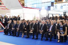 Президент Ильхам Алиев и Первая леди Мехрибан Алиева приняли участие в открытии ХХIV Международной выставки и конференции "Нефть и газ Каспия-2017" (ФОТО)