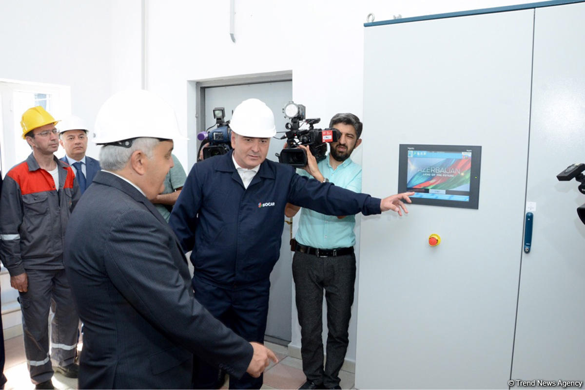 SOCAR ввела в эксплуатацию новую установку на Бакинском НПЗ имени Гейдара Алиева (ФОТО)