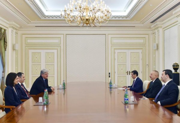 Ilham Aliyev receives PACE Monitoring Committee co-rapporteurs