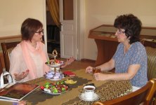 Дочь Мстислава Ростроповича посетила дом отца в Баку (ФОТО)