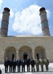 Президент Ильхам Алиев ознакомился с условиями, созданными в мечети в Джоджуг Мерджанлы (ФОТО)