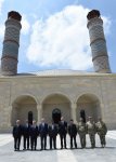 Президент Ильхам Алиев ознакомился с условиями, созданными в мечети в Джоджуг Мерджанлы (ФОТО)