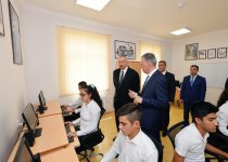 Президент Ильхам Алиев ознакомился с новой школой в Джоджуг Мерджанлы (ФОТО)