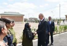 Президент Ильхам Алиев ознакомился с домом жителя села Джоджуг Мерджанлы Огтая Хазиева (ФОТО)