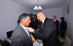 Президент Ильхам Алиев ознакомился с домом жителя села Джоджуг Мерджанлы Огтая Хазиева (ФОТО)