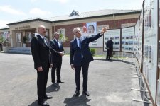 Ilham Aliyev views reconstruction work in Jojug Marjanli village (PHOTO)
