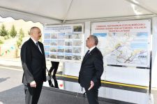 Ilham Aliyev views reconstruction work in Jojug Marjanli village (PHOTO)