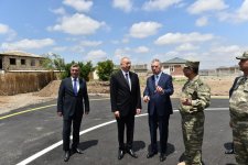 Ilham Aliyev views reconstruction work in Jojug Marjanli village (PHOTO)