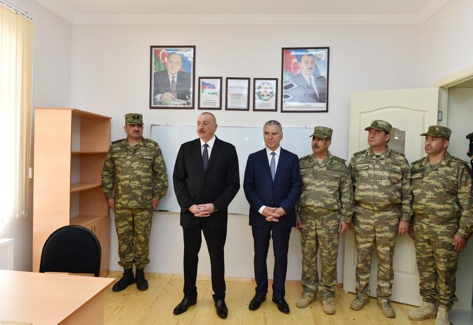 Президент Ильхам Алиев ознакомился с новой школой в Джоджуг Мерджанлы (ФОТО)