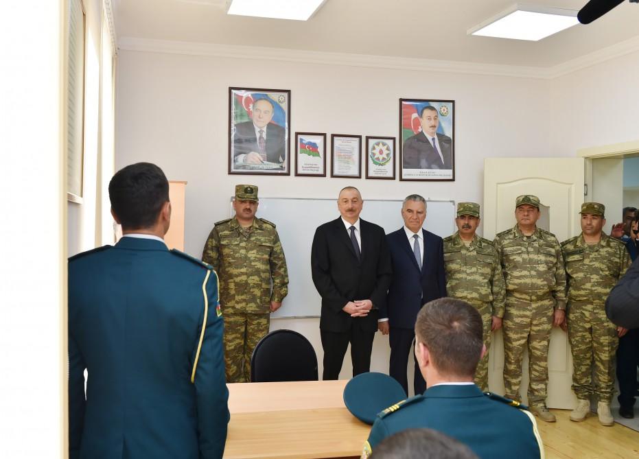 Президент Ильхам Алиев ознакомился с новой школой в Джоджуг Мерджанлы (ФОТО)