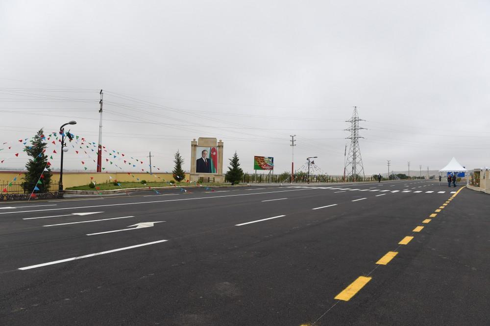 Ilham Aliyev views reconstruction work in Jojug Marjanli village (PHOTO)