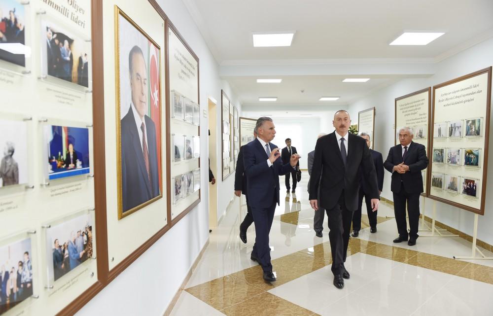Ilham Aliyev views reconstruction work in Jojug Marjanli village (PHOTO)