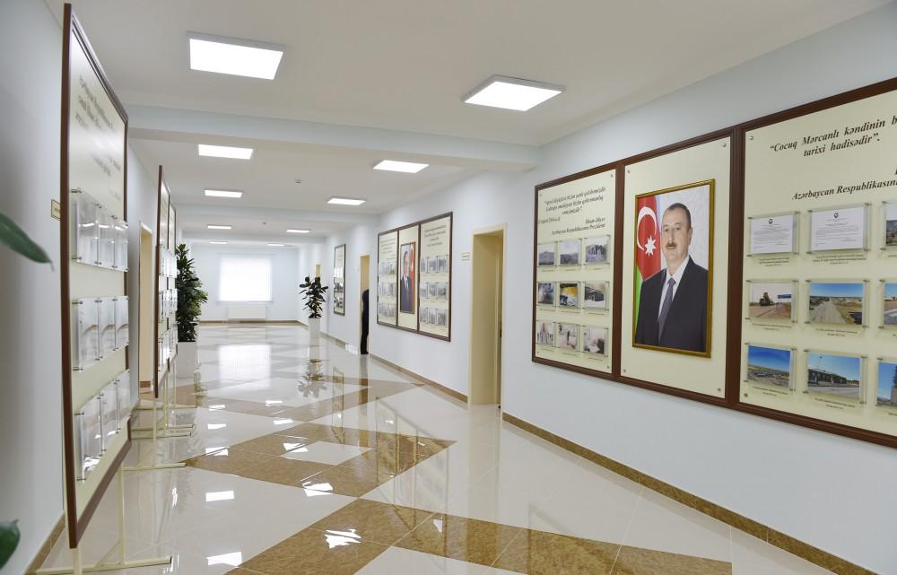 Ilham Aliyev views reconstruction work in Jojug Marjanli village (PHOTO)