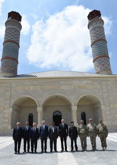 Ilham Aliyev views reconstruction work in Jojug Marjanli village (PHOTO)