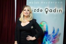 Телеведущая и актриса Мелек Гейдарова презентовала свою первую книгу о женщине (ФОТО)