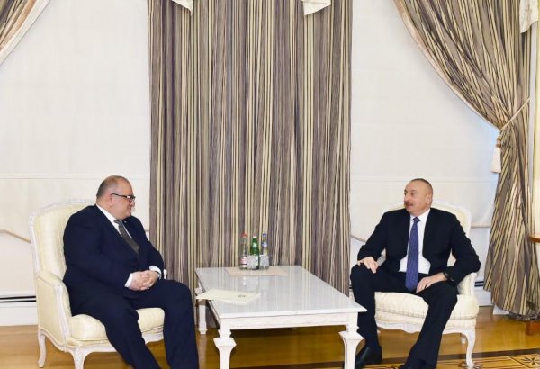 Ilham Aliyev receives Georgian deputy prime minister