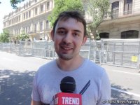 Azerbaijan organized F1 Grand Prix at high level: fan (PHOTO)