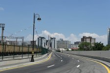 Ilham Aliyev opens three-lane road in Baku (PHOTO)