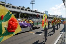 В Баку прошла церемония открытия Гран-при Азербайджана Формулы 1 (ФОТО)