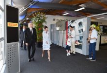 Президент Ильхам Алиев и его супруга наблюдали за соревнованиями в рамках Гран-при Азербайджана Формулы 1 (ФОТО)