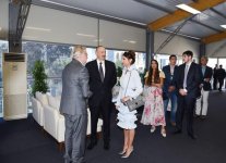 Президент Ильхам Алиев и его супруга наблюдали за соревнованиями в рамках Гран-при Азербайджана Формулы 1 (ФОТО)