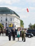 Президент Ильхам Алиев посетил памятник Неизвестному солдату в Варшаве (ФОТО)