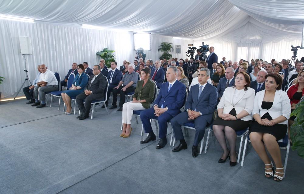 Первый вице-президент Азербайджана Мехрибан Алиева приняла участие в церемонии выдачи новых квартир семьям вынужденных переселенцев (ФОТО) (версия 3)