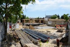 В Баку продолжается строительство мечети Гаджи Джавад (ФОТО)