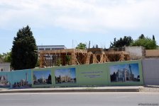 В Баку продолжается строительство мечети Гаджи Джавад (ФОТО)