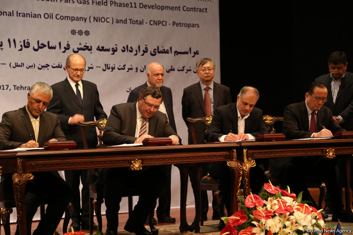 Total: South Pars contract to contribute to EU-Iran ties