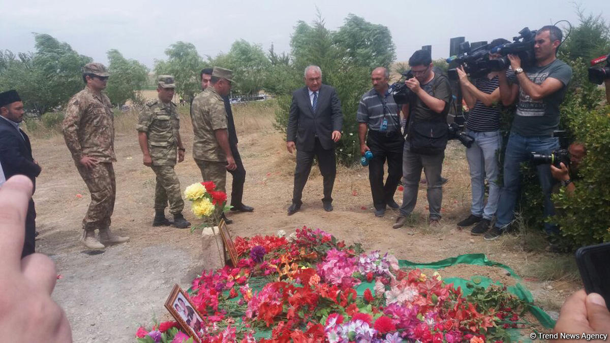 Foreign media reps view Armenia-shelled Azerbaijani village (PHOTO)