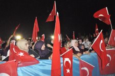 В Анкаре состоялось открытие памятника жертв попытки военного переворота (ФОТО)