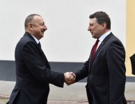 В Риге состоялась церемония официальной встречи Президента Азербайджана Ильхама Алиева (ФОТО)