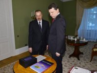 В Риге состоялась церемония официальной встречи Президента Азербайджана Ильхама Алиева (ФОТО)