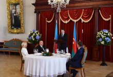 В Латвии в честь Президента Азербайджана Ильхама Алиева был дан официальный прием (ФОТО) (версия 2)