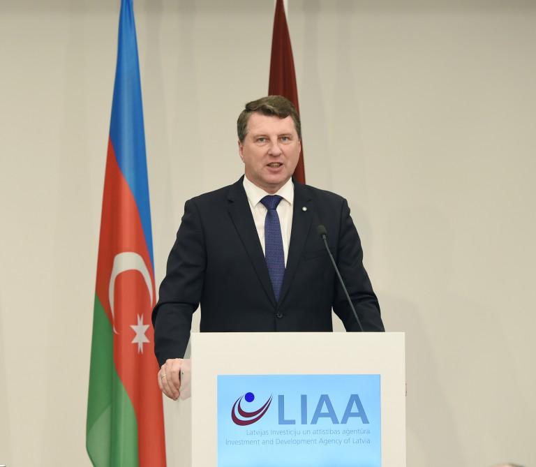 Раймондс Вейонис: Мы развили хороший дипломатический диалог, активный политический диалог и сильное экономическое сотрудничество между Латвией и Азербайджаном