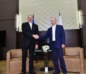 В Сочи состоялась встреча президентов Азербайджана и России (ФОТО)