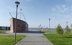 Ilham Aliyev views Narakand complex in Pirallahi district of Baku (PHOTO)